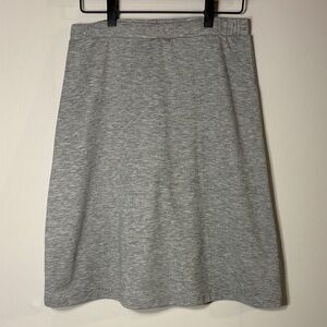 Classic Grey A-Line Skirt